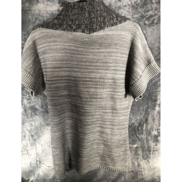 Style & Co. Sweater Cowell Neck Gray Size Adult Medium - Picture 9 of 14